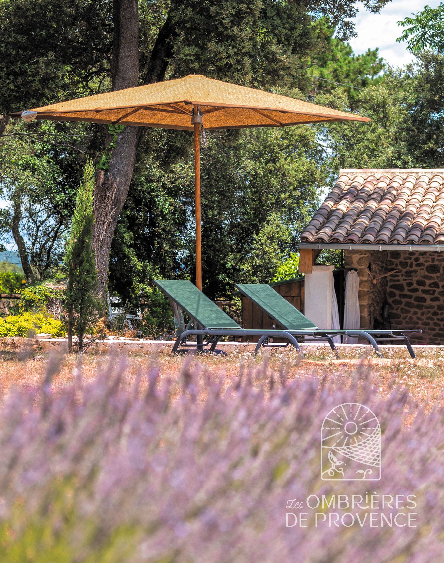 Parasol rectangulaire coco