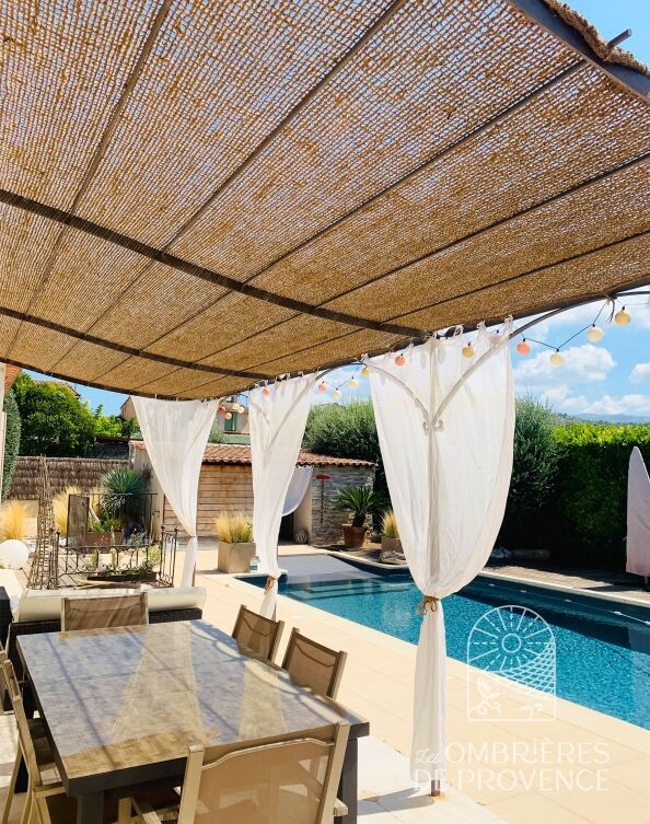 Filet de camouflage en coco pour pergola