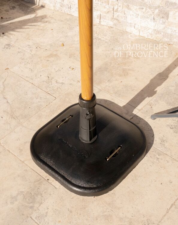 Pied droit parasol rond
