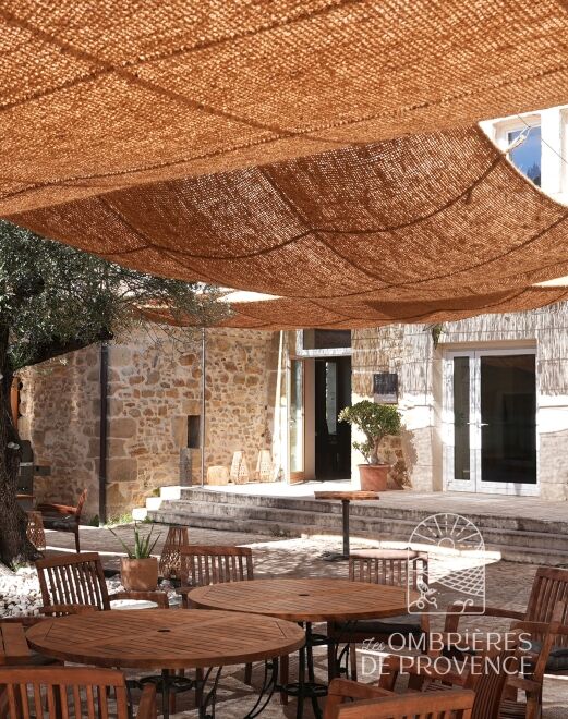 Voile coco suspendu château