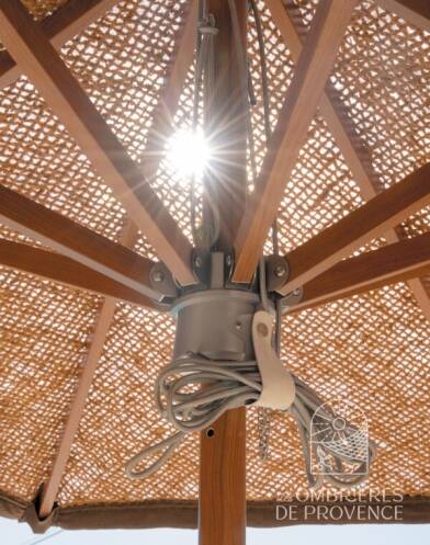 Ronde parasol kokostructuur
