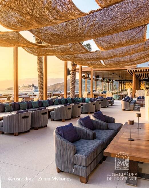 Voile coco à suspendre 4 points d'attache