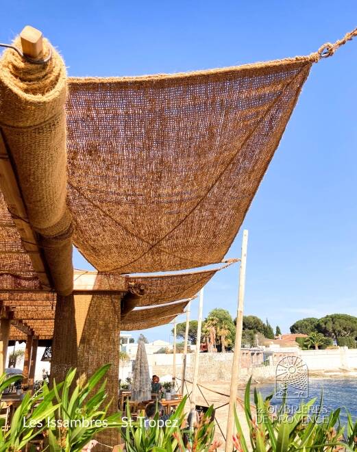 Voile coco à suspendre 4 points d'attache