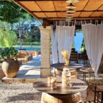 Toile d'ombrage ultra dense pour pergola en fer forgé