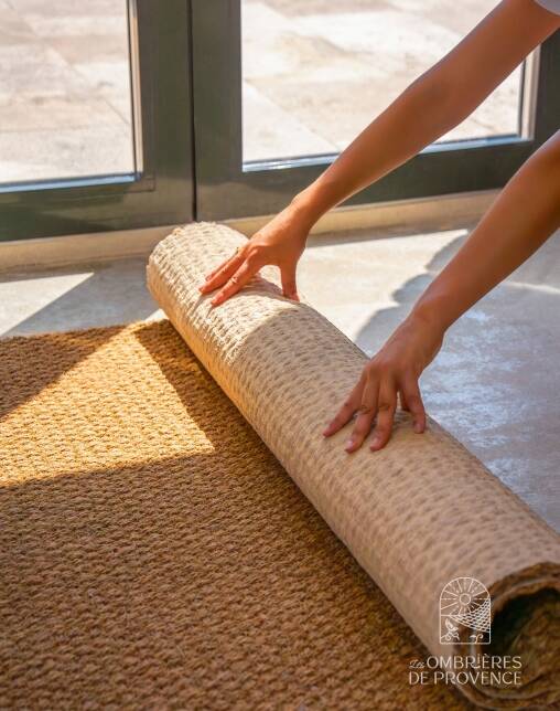 Carpet delivered in rolls