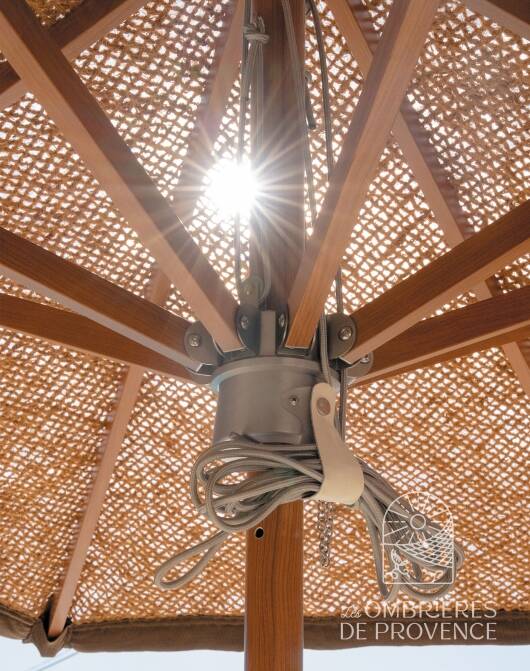 Ronde parasol kokostructuur