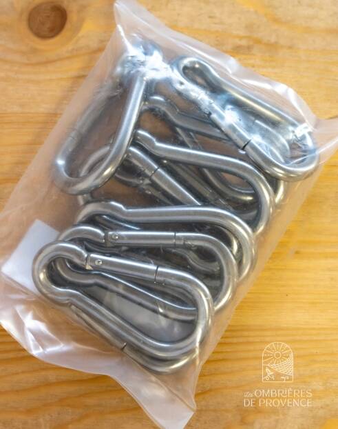 Conjunto de gancho de mosquetão