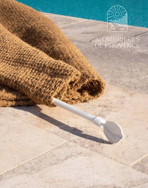 Rideaux en coco à ourlet au sol