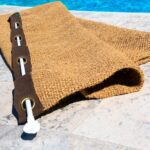 Rideau en coco à œillets pour terrasse