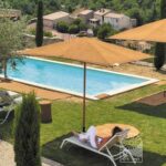 Parasol rectangulaire coco piscine