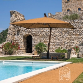Parasol déporté coco en promo