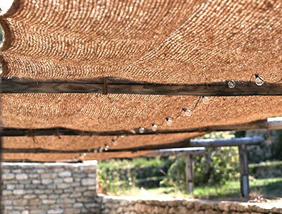 Cable de renfort pour toile coco dense