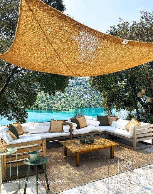 Voile coco à suspendre 4 points d'attache