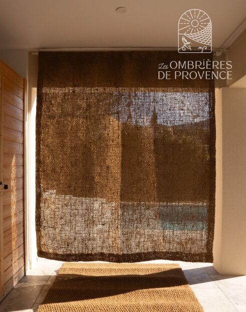 Kokosgordijnen met open zoom