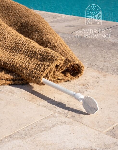 Kokosgordijnen met vloerzoom