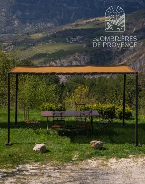 Schaduwdoek signature premium smeedijzeren pergola